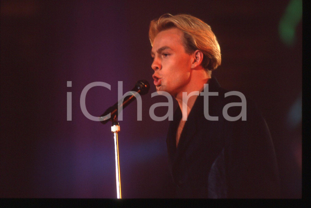 35mm vintage slide* 1990ca MUSICA - Jason DONOVAN  in concerto (7)