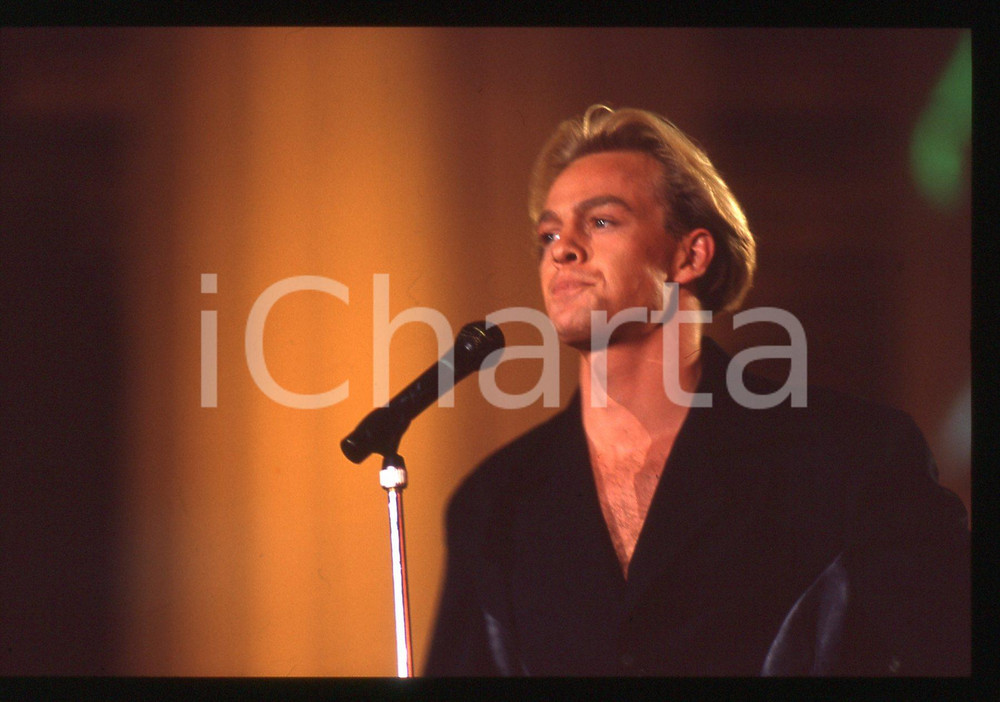 35mm vintage slide* 1990ca MUSICA - Jason DONOVAN  in concerto (8)