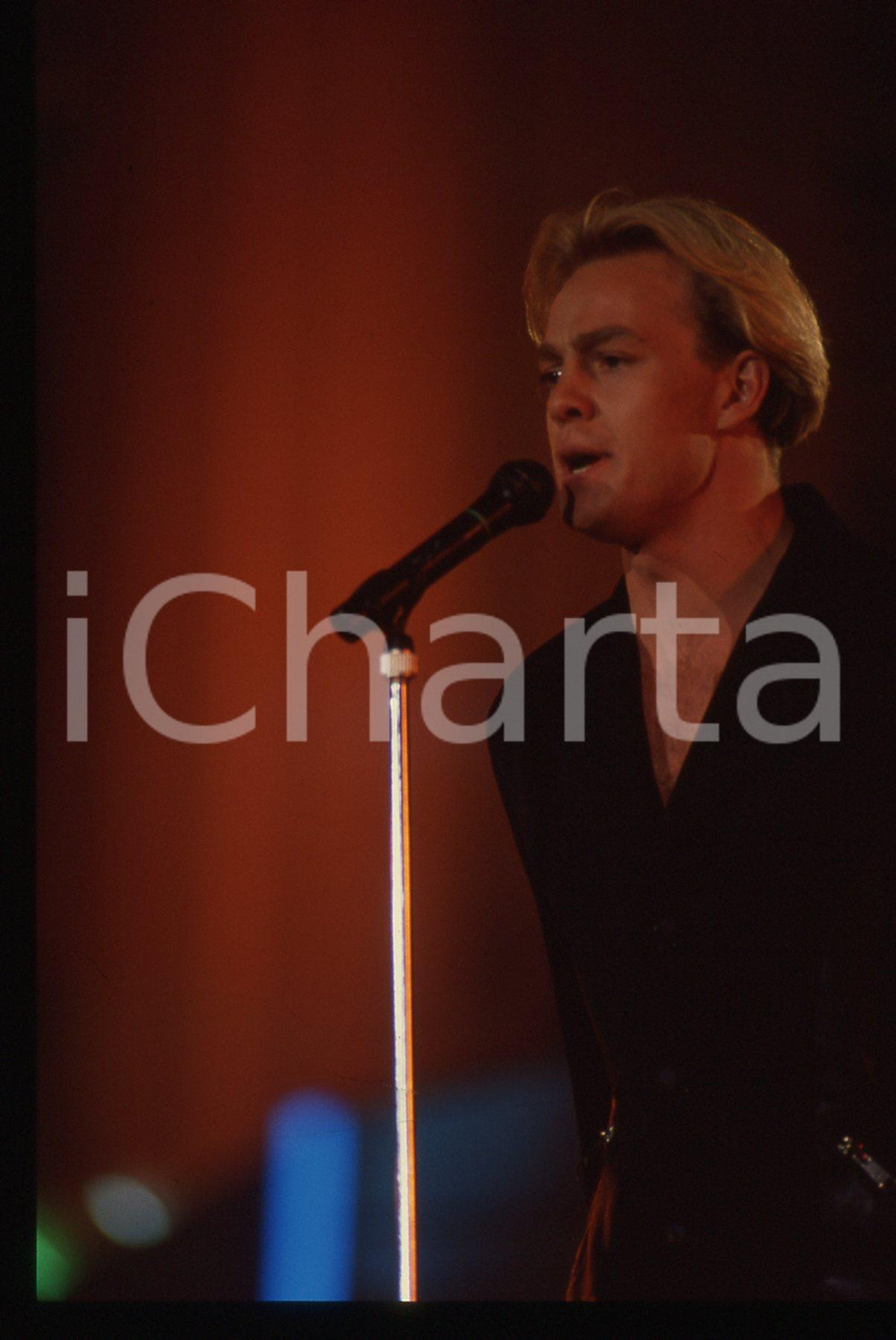 35mm vintage slide* 1990ca MUSICA - Jason DONOVAN  in concerto (11)