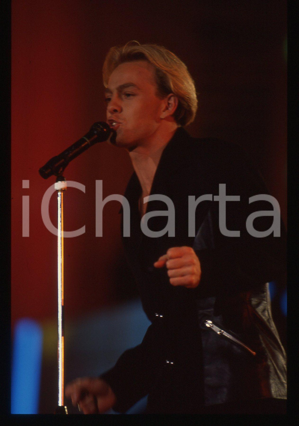 35mm vintage slide* 1990ca MUSICA - Jason DONOVAN  in concerto (12)