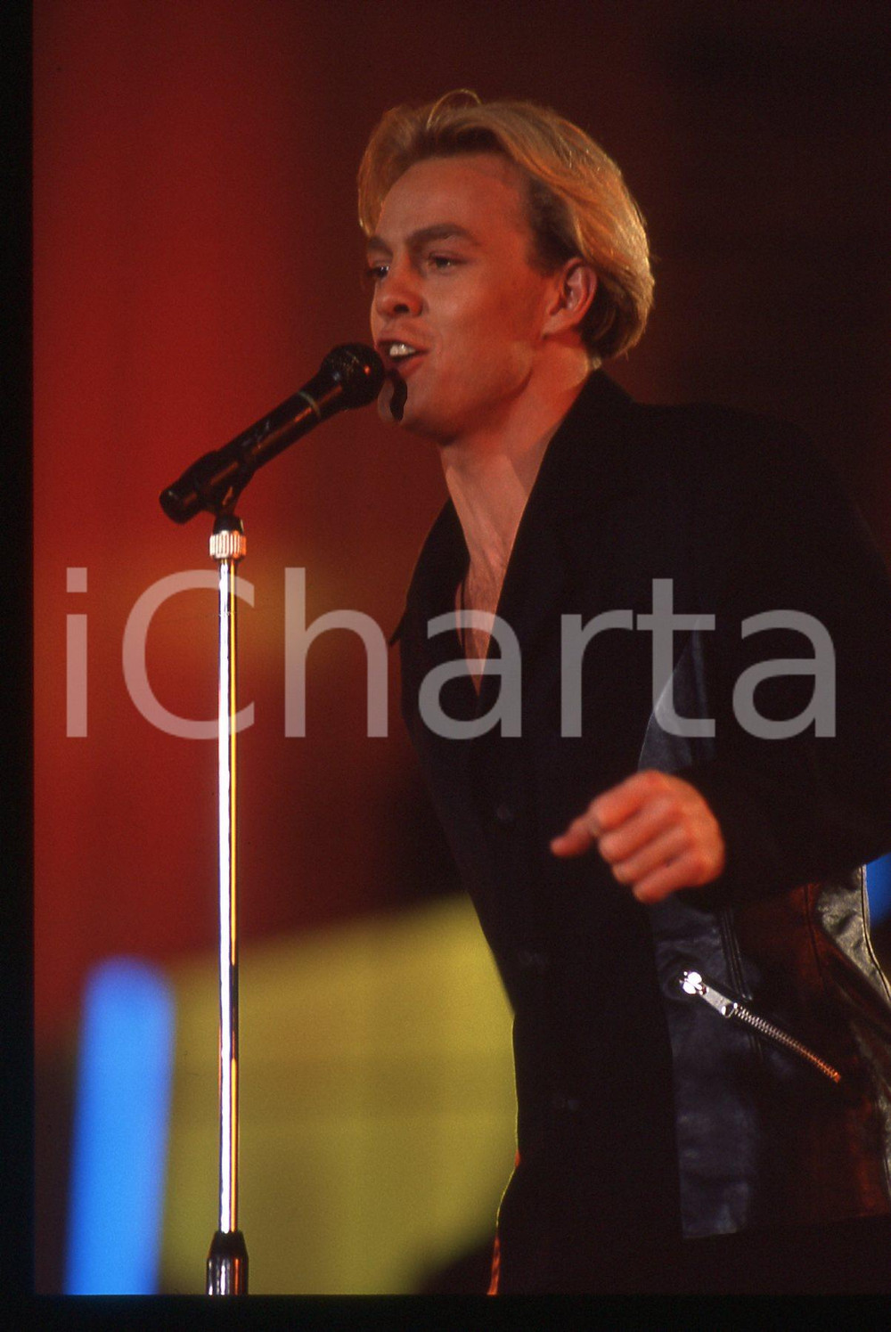 35mm vintage slide* 1990ca MUSICA - Jason DONOVAN  in concerto (14)