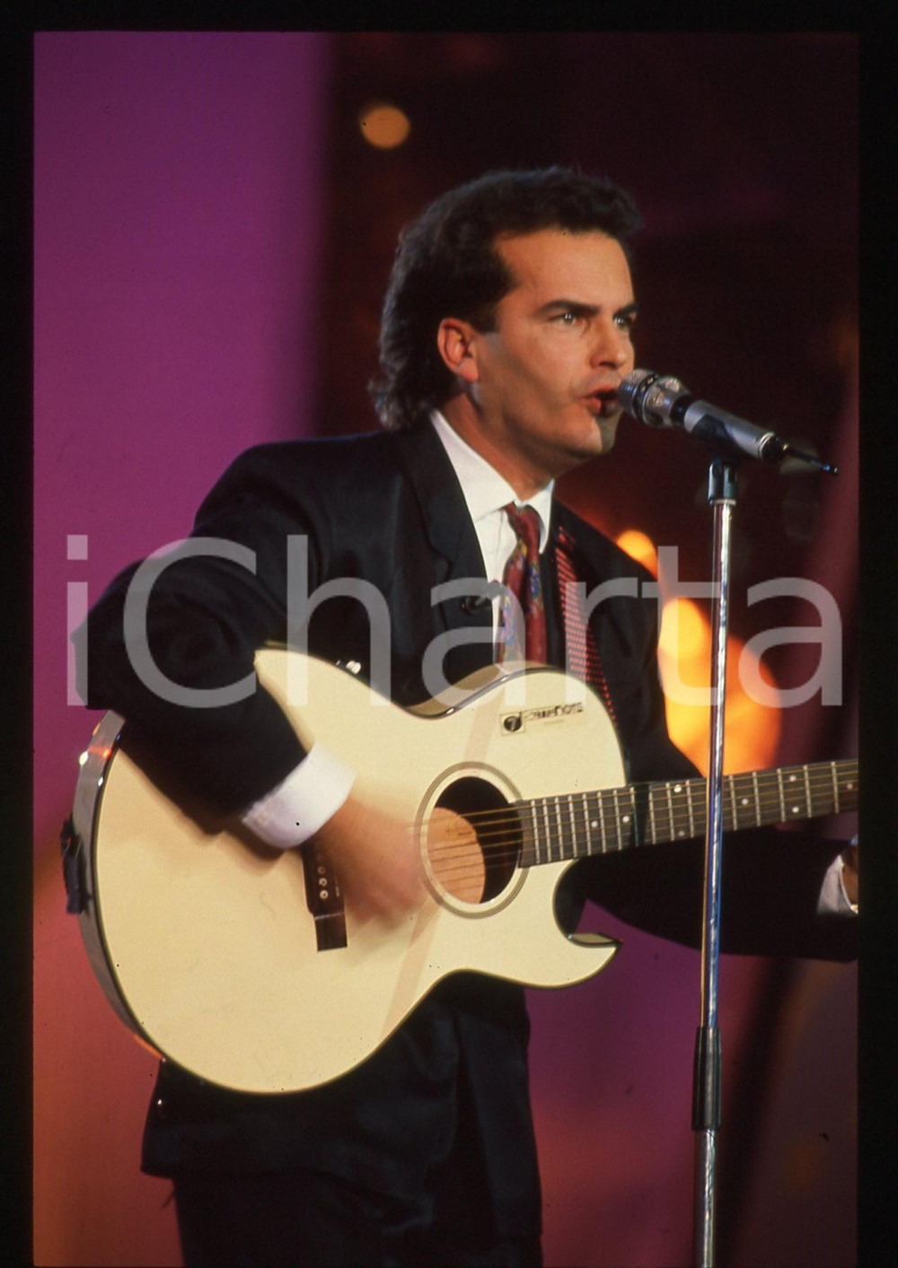 35mm vintage slide* 1990ca MUSICA - DONATELLO Giuliano ILLIANI in concerto (13)