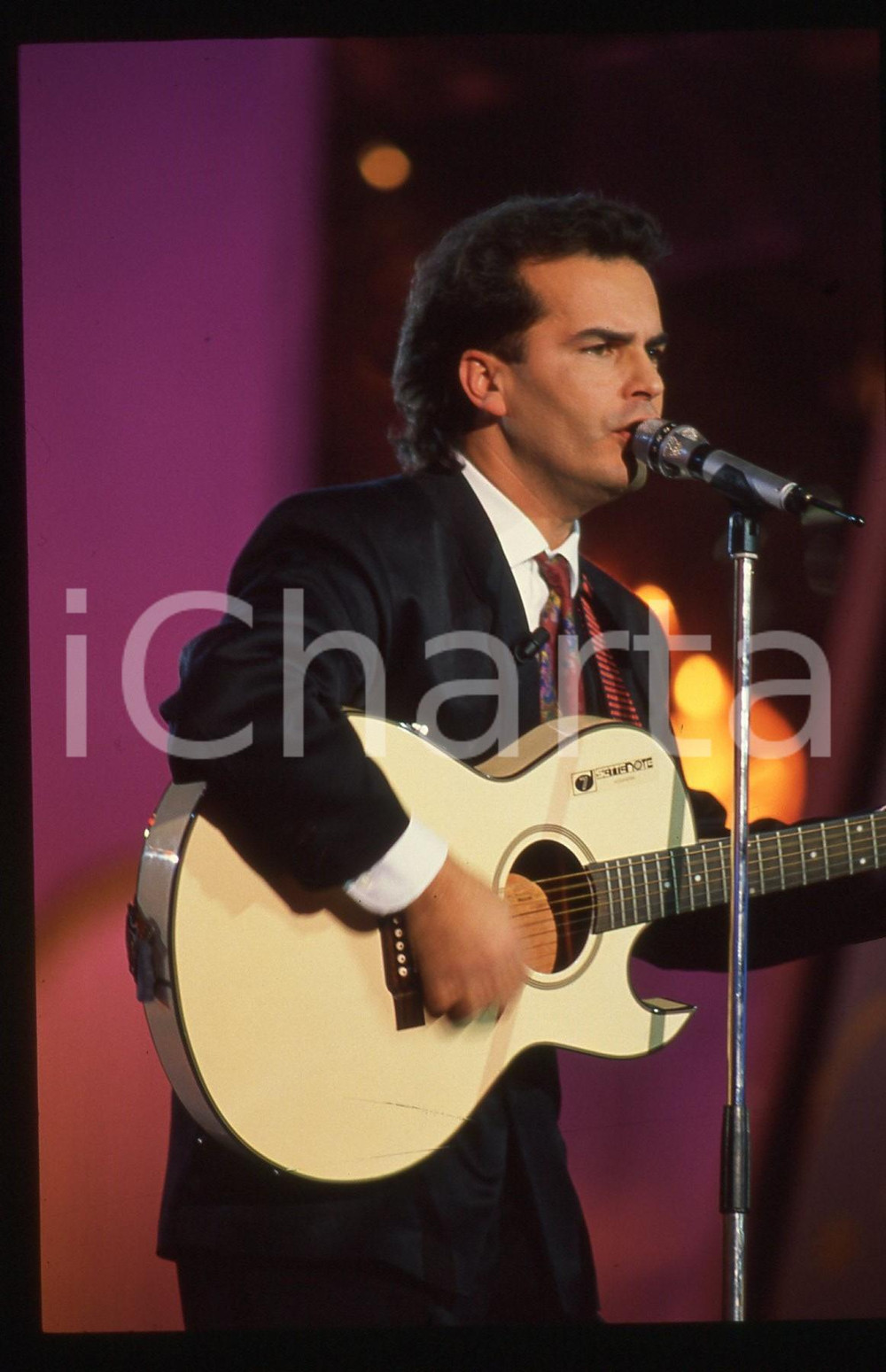 35mm vintage slide* 1990ca MUSICA - DONATELLO Giuliano ILLIANI in concerto (16)
