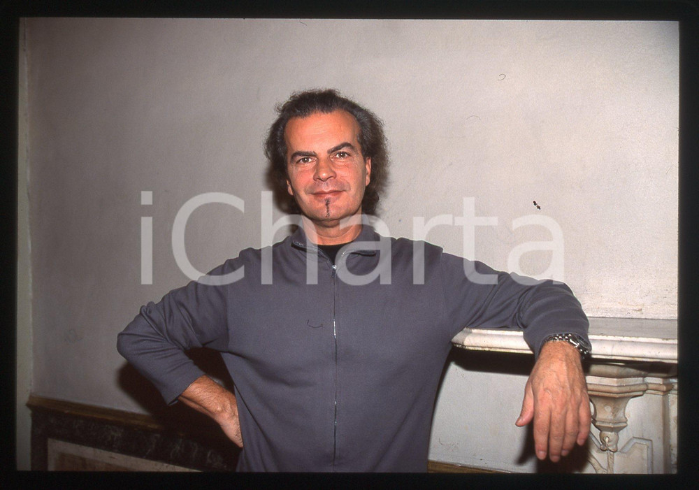 35mm vintage slide* 1990ca MUSICA - DONATELLO Giuliano ILLIANI ritratto cantante
