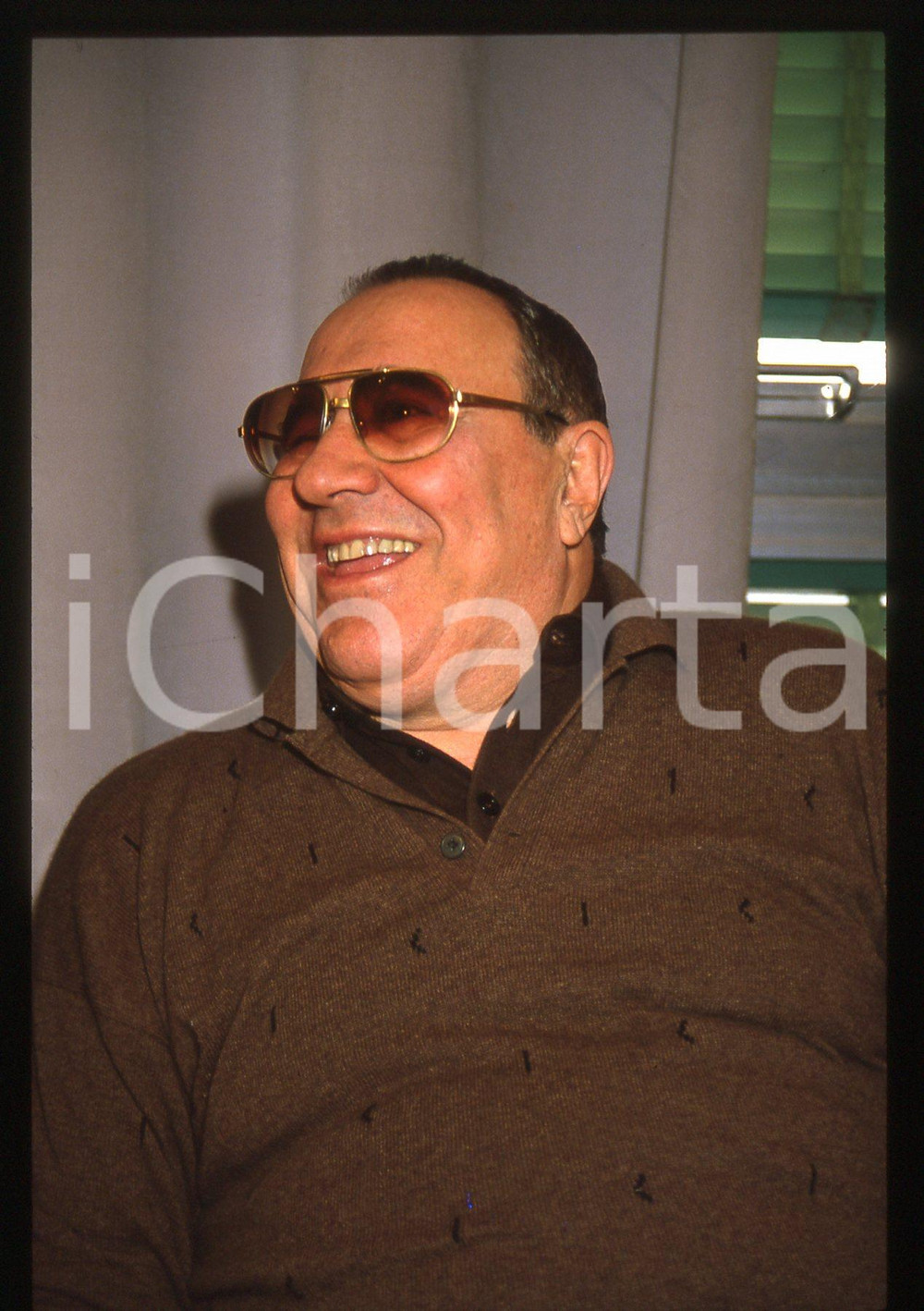 35mm vintage slide* 1988 MILANO - Sergio CORBUCCI ritratto del regista