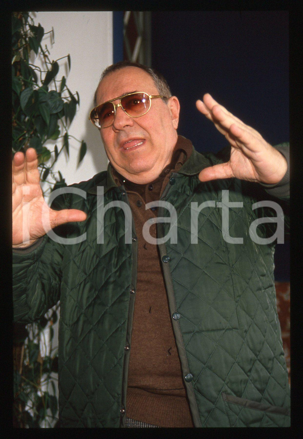 35mm vintage slide* 1988 MILANO - Sergio CORBUCCI ritratto del regista (4)