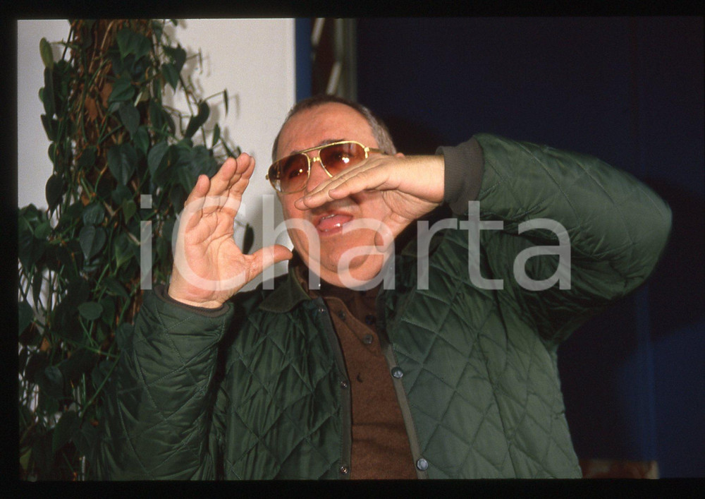35mm vintage slide* 1988 MILANO - Sergio CORBUCCI ritratto del regista (6)