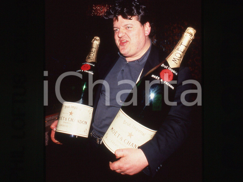 35mm vintage slide* 1990ca CINEMA - Robbie COLTRANE ritratto dell'attore (3)