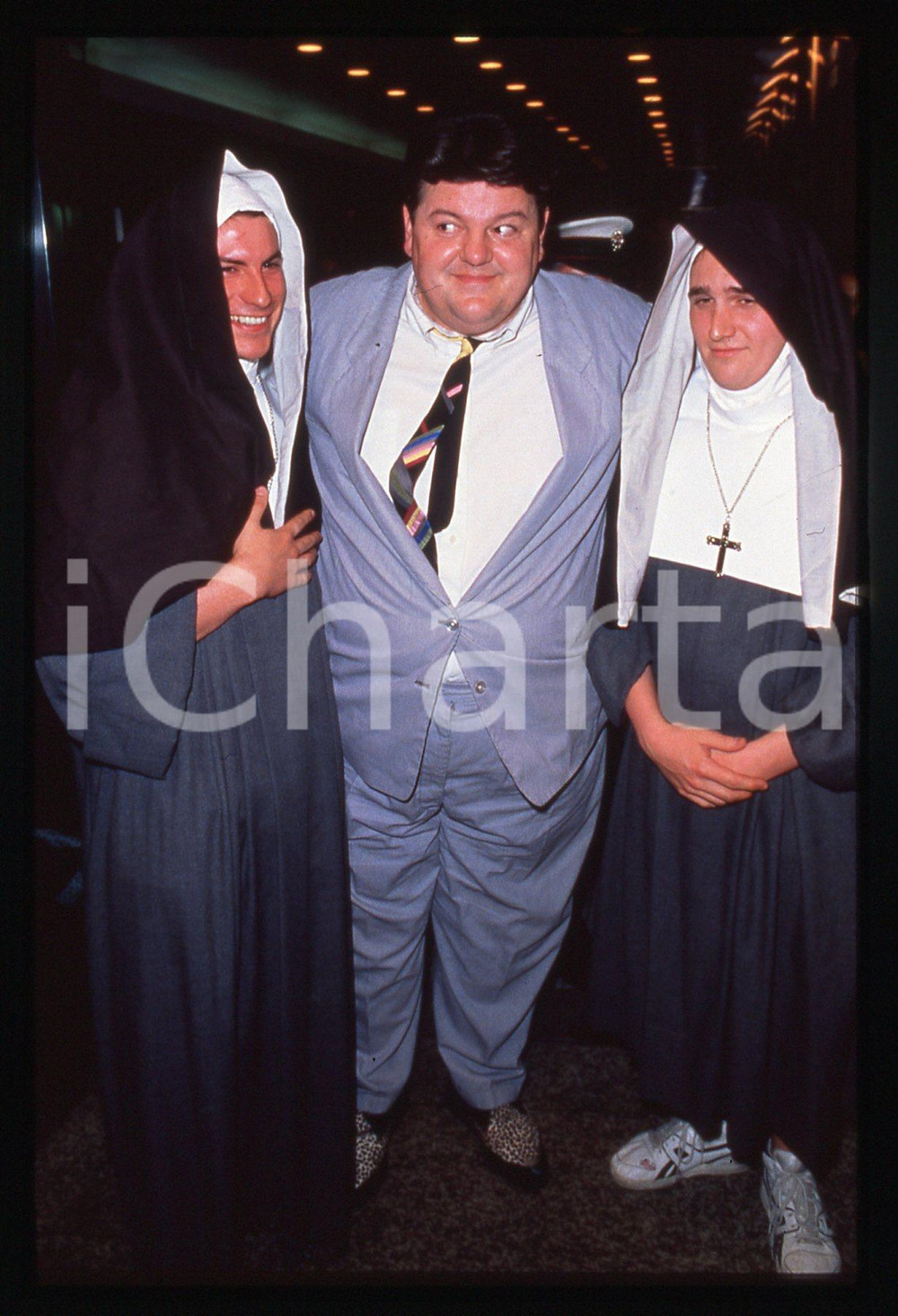 35mm vintage slide* 1990ca CINEMA - Robbie COLTRANE ritratto dell'attore (4)