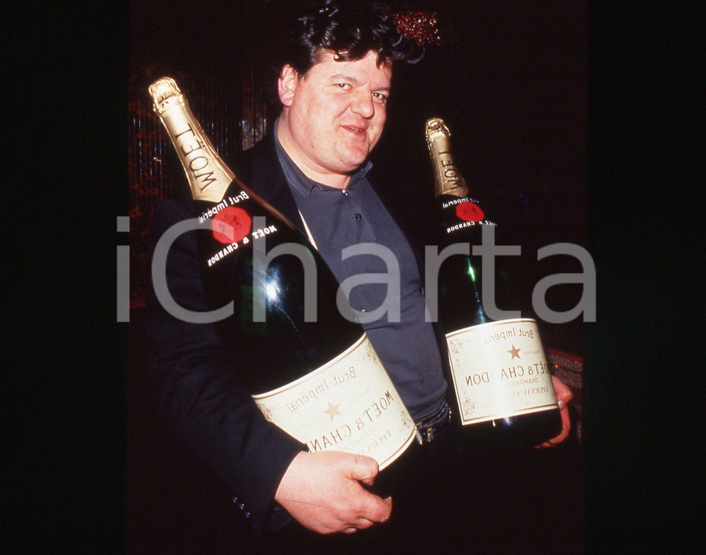 35mm vintage slide* 1990ca CINEMA - Robbie COLTRANE ritratto dell'attore (5)