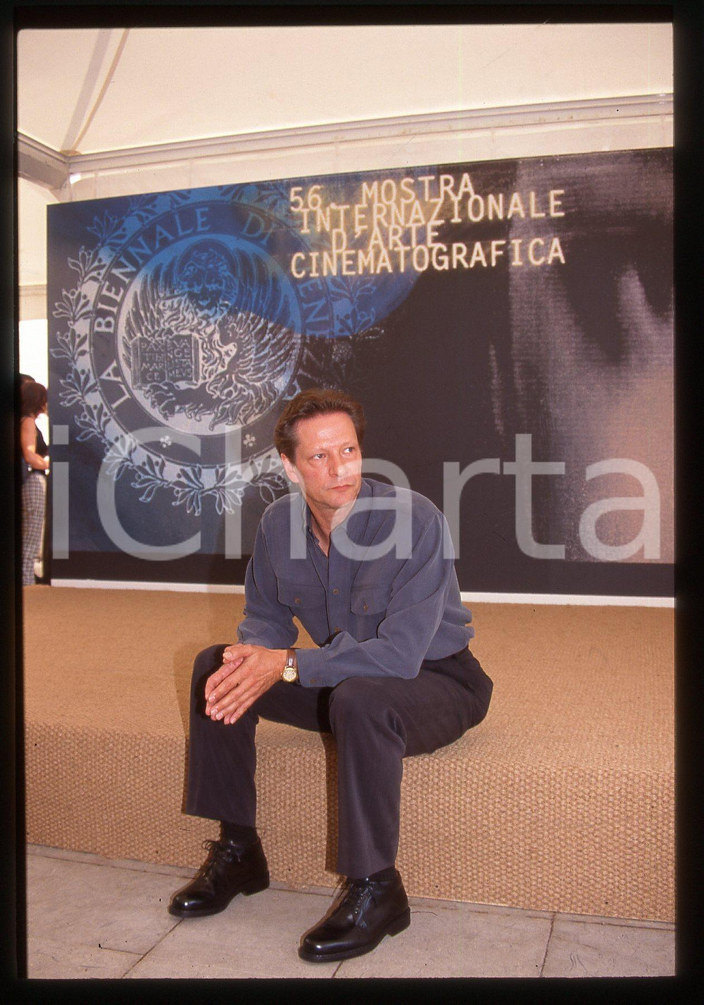 35mm vintage slide* 1999 VENEZIA Festival Cinema - Chris COOPER ritratto (4)