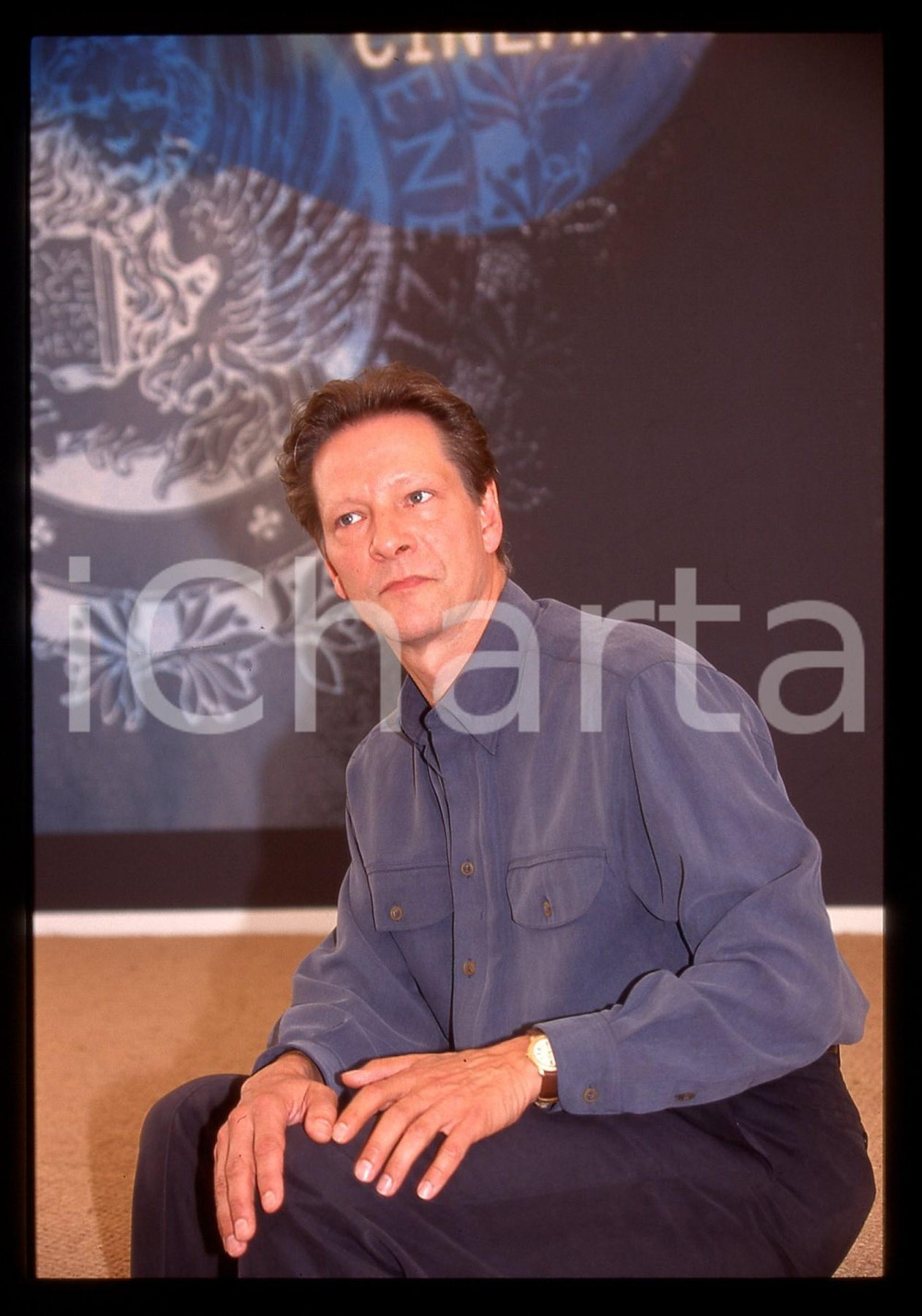 35mm vintage slide* 1999 VENEZIA Festival Cinema - Chris COOPER ritratto (7)
