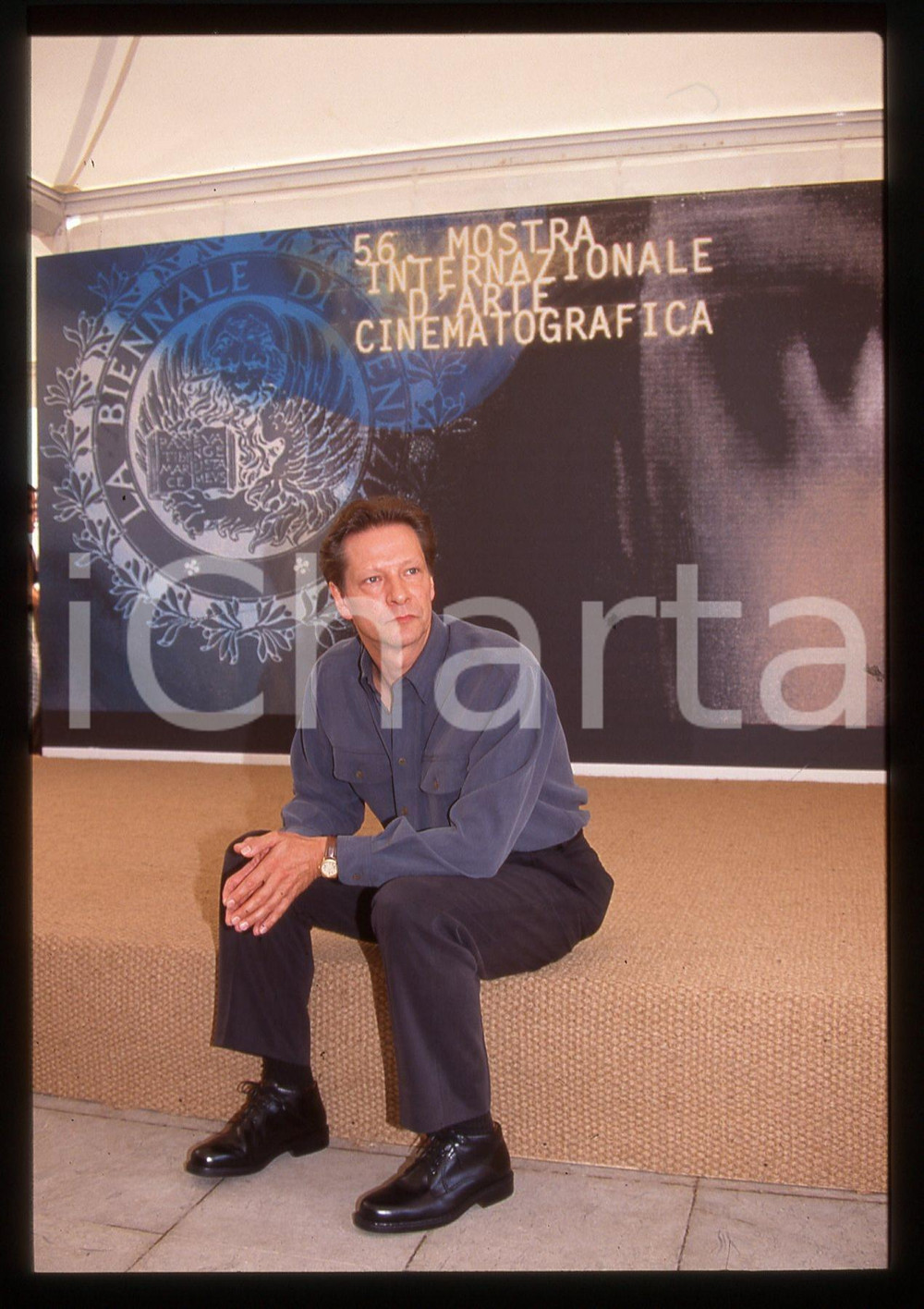 35mm vintage slide* 1999 VENEZIA Festival Cinema - Chris COOPER ritratto (11)
