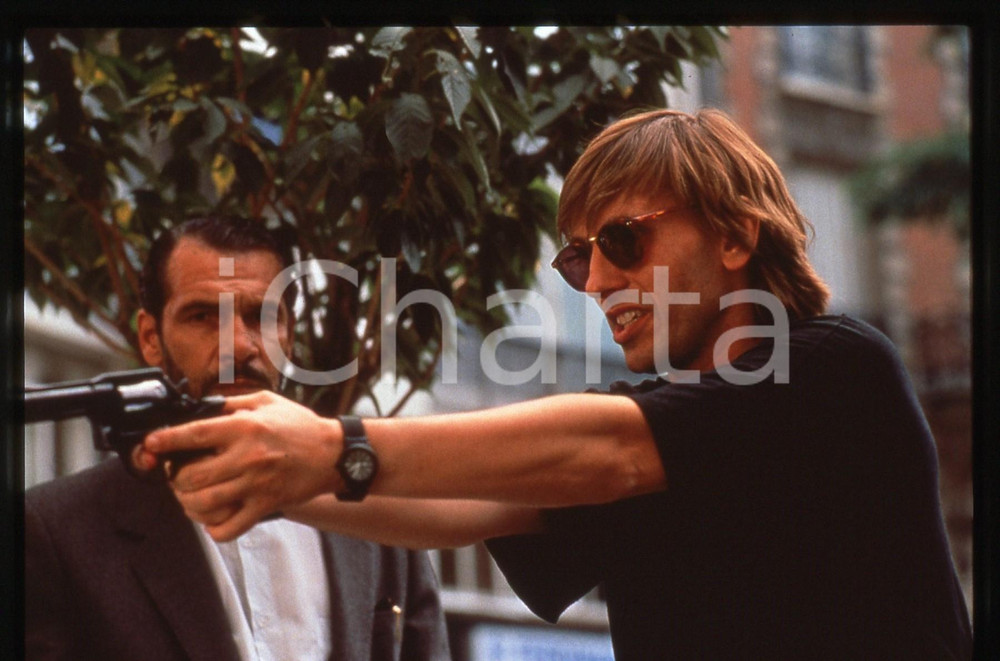 35mm vintage slide* 1989 Film L'UNION SACREE - il regista Alexandre ARCADY *