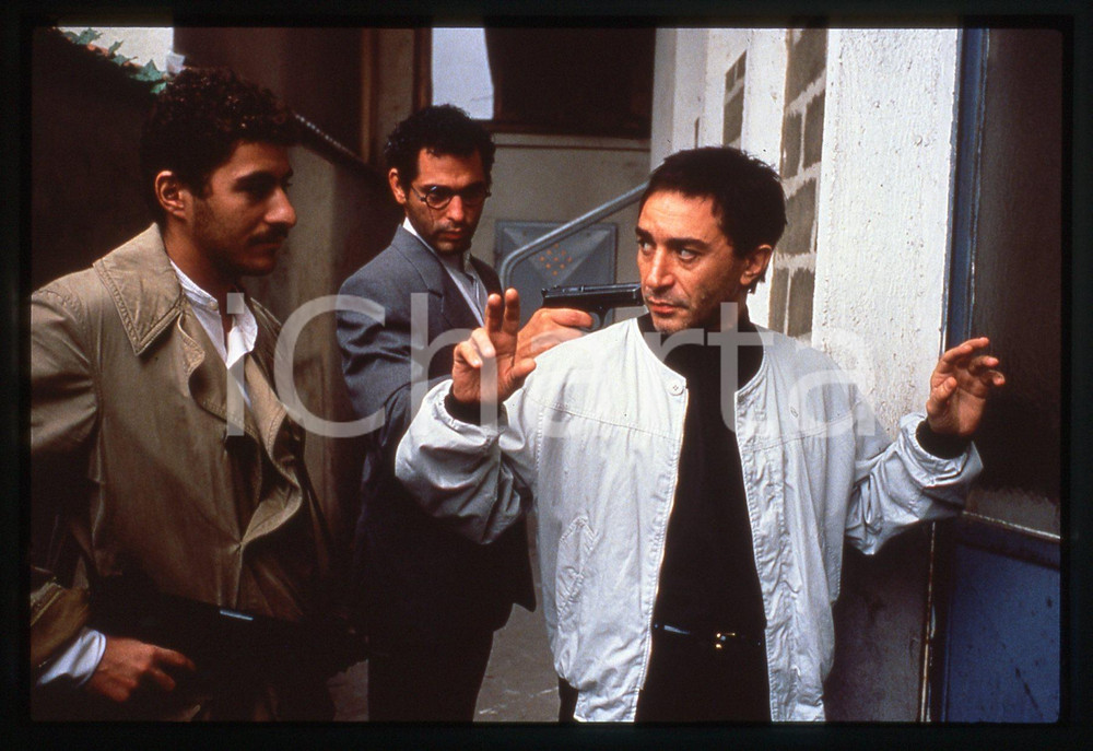 35mm vintage slide* 1989 Film L'UNION SACREE - Richard BERRY in una scena *