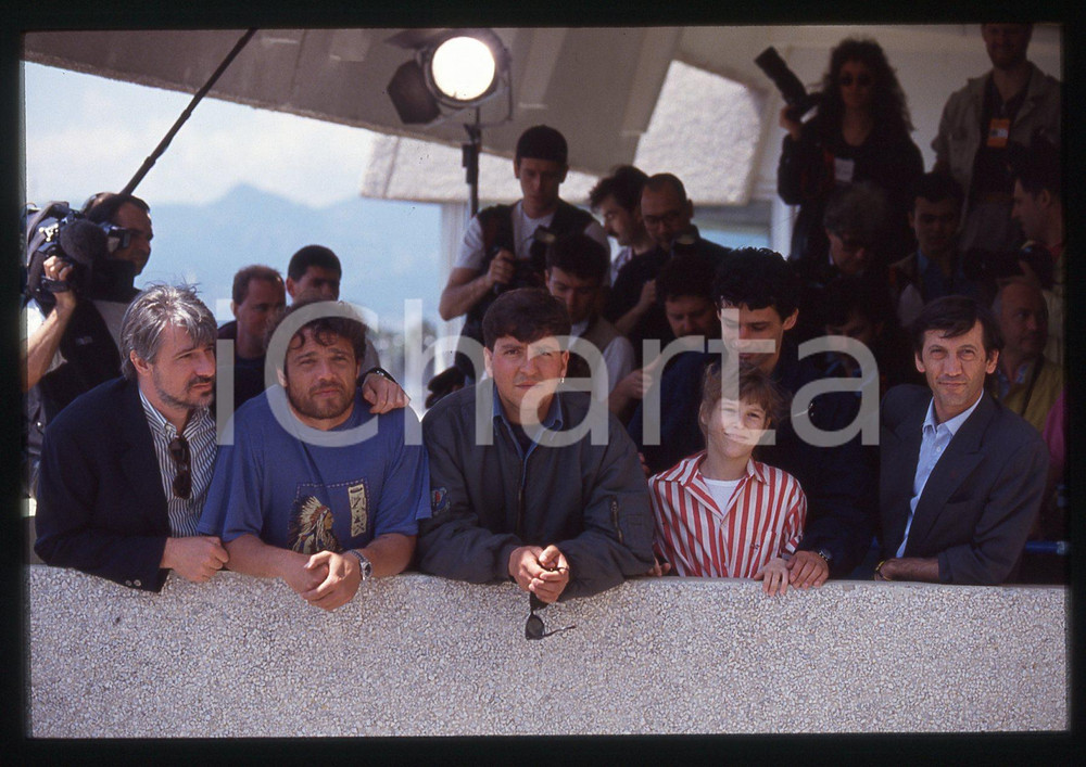 35mm vintage slide* 1993 LA SCORTA di Ricky TOGNAZZI - il cast del film (4)