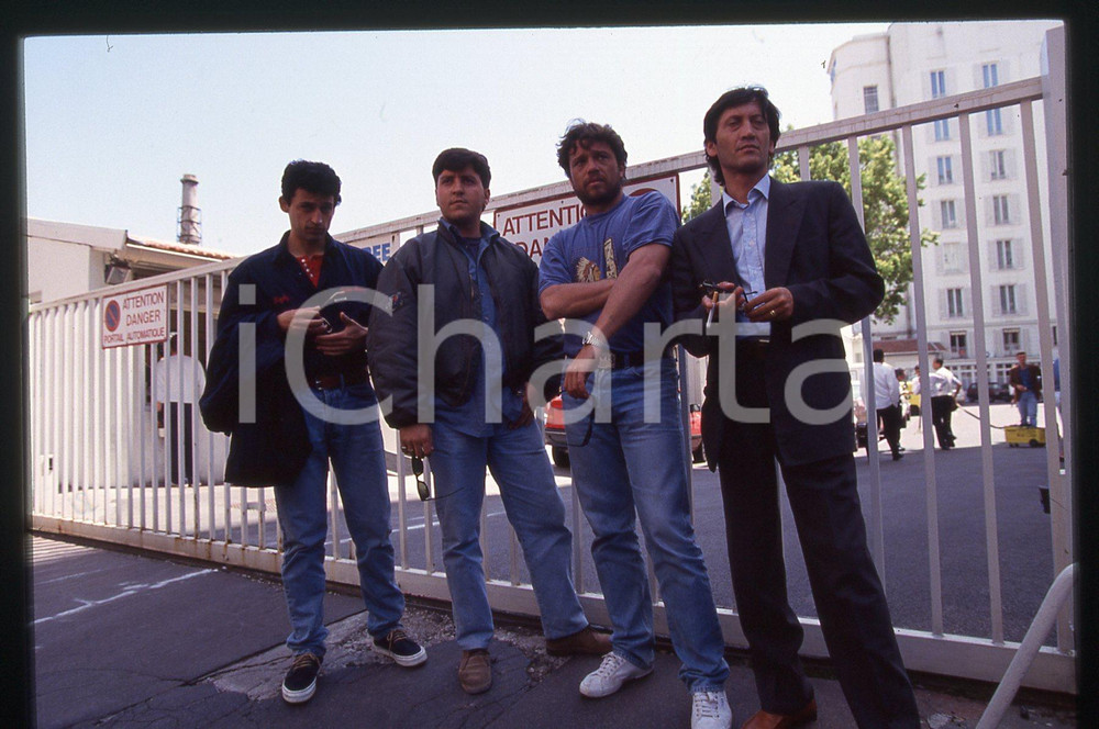 35mm vintage slide* 1993 Cannes LA SCORTA di Ricky TOGNAZZI - Cast del film (6)