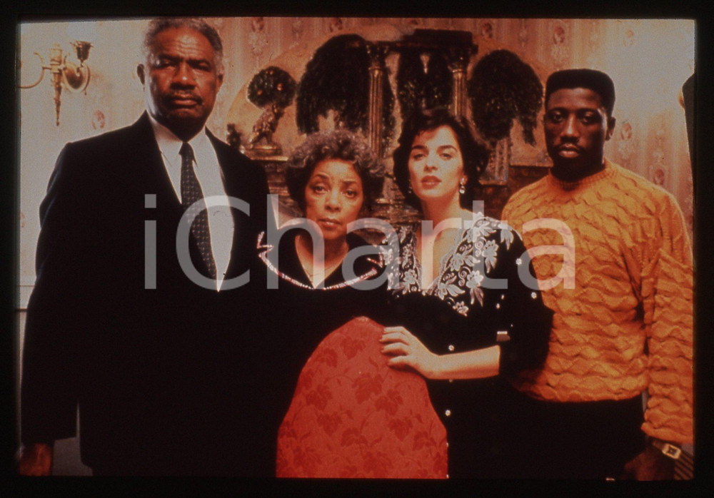 Fotografia d epoca originale 35mm vintage slide 1991 JUNGLE FEVER di Spike LEE  il cast del film 4 1