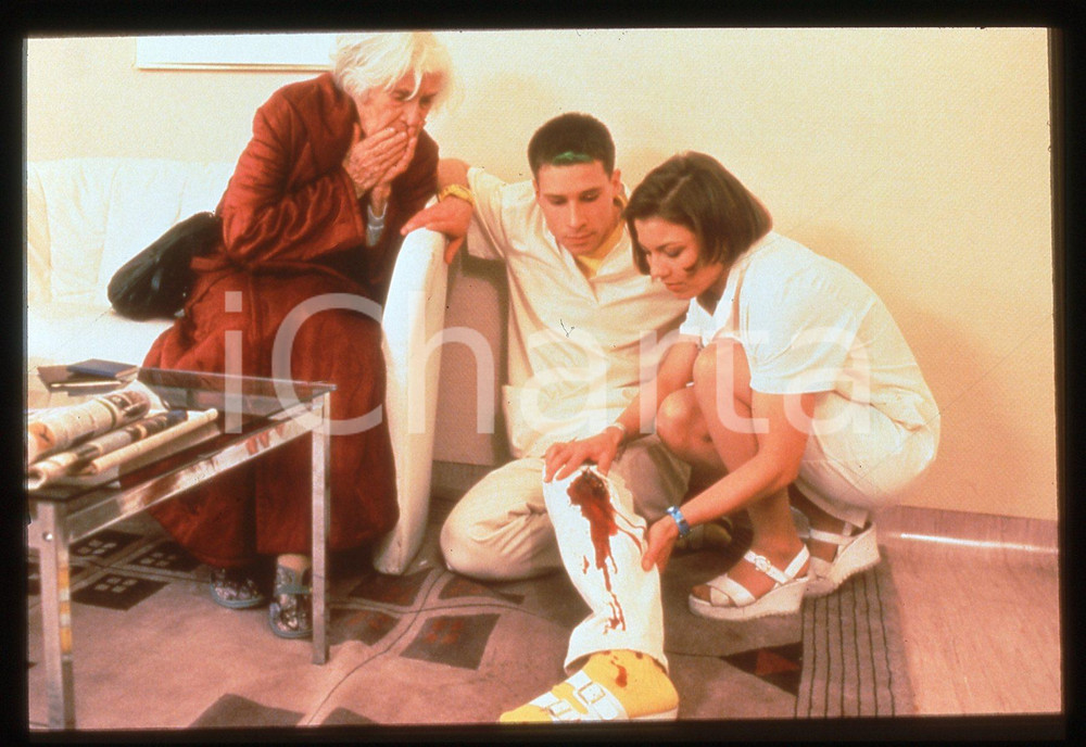 Fotografia d epoca originale 35mm vintage slide 1995 FUR ALLE FALLE STEFANIE  Scena della serie TV 7 1