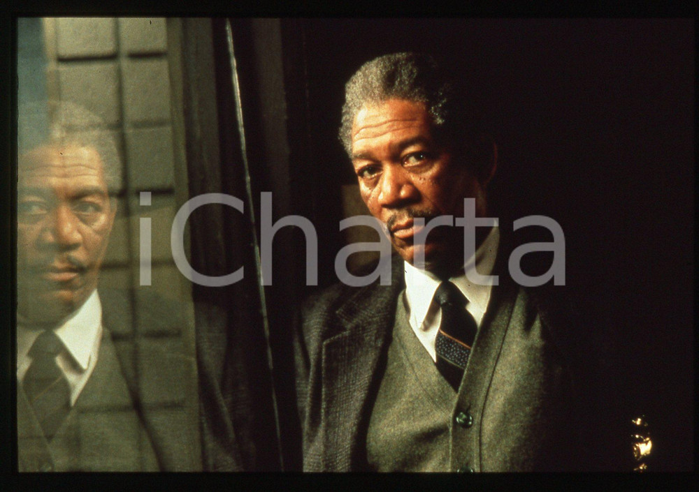 35mm vintage slide* 1995 SEVEN -  Morgan FREEMAN in una scena del film