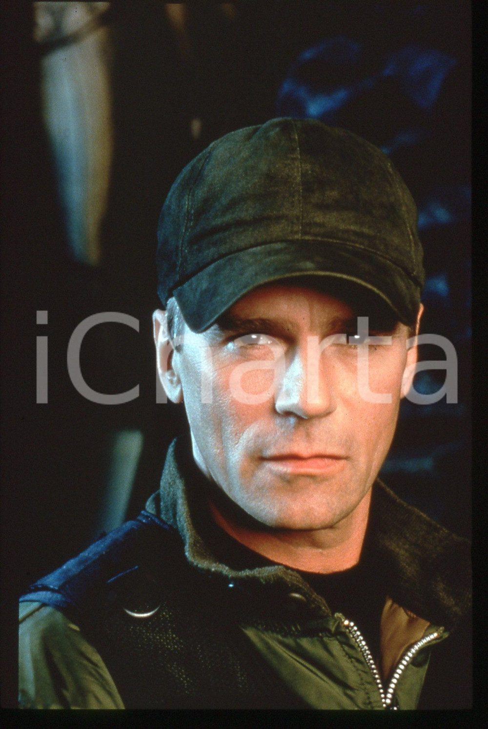 Fotografia d epoca originale 35mm vintage slide 1997 STARGATE SG1  Richard Dean ANDERSON ritratto attore 1