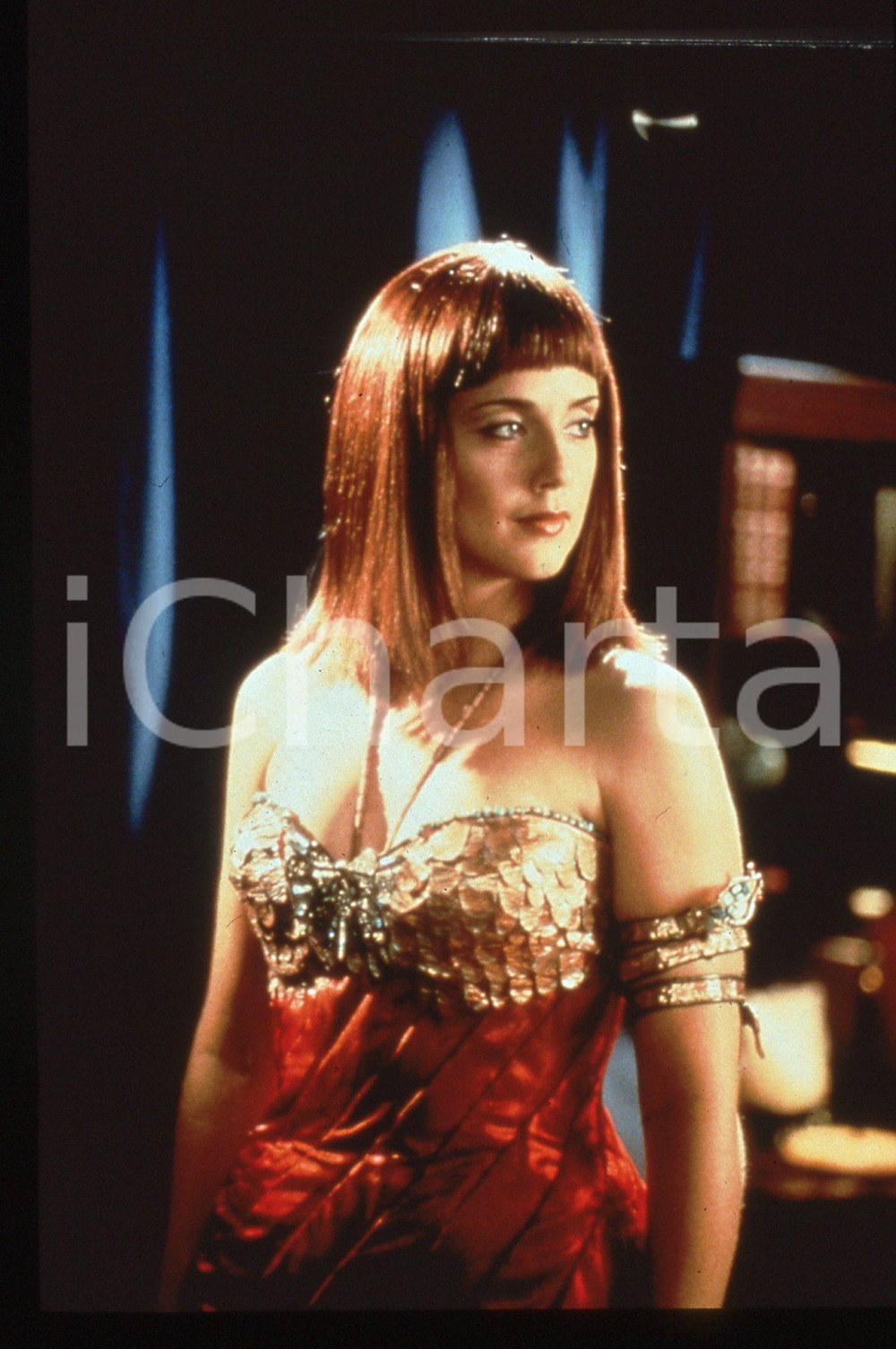 Fotografia d epoca originale 35mm vintage slide 1997 STARGATE SG1  Suanne BRAUN in una scena del film 1