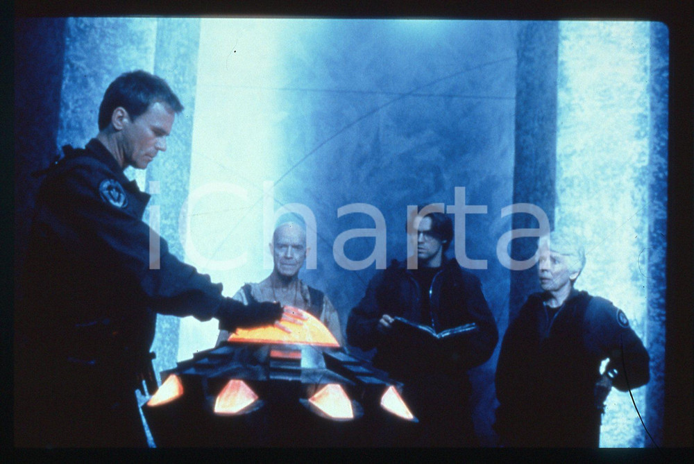 35mm vintage slide* 1997 STARGATE SG-1 - Richard Dean ANDERSON e Michael SHANKS