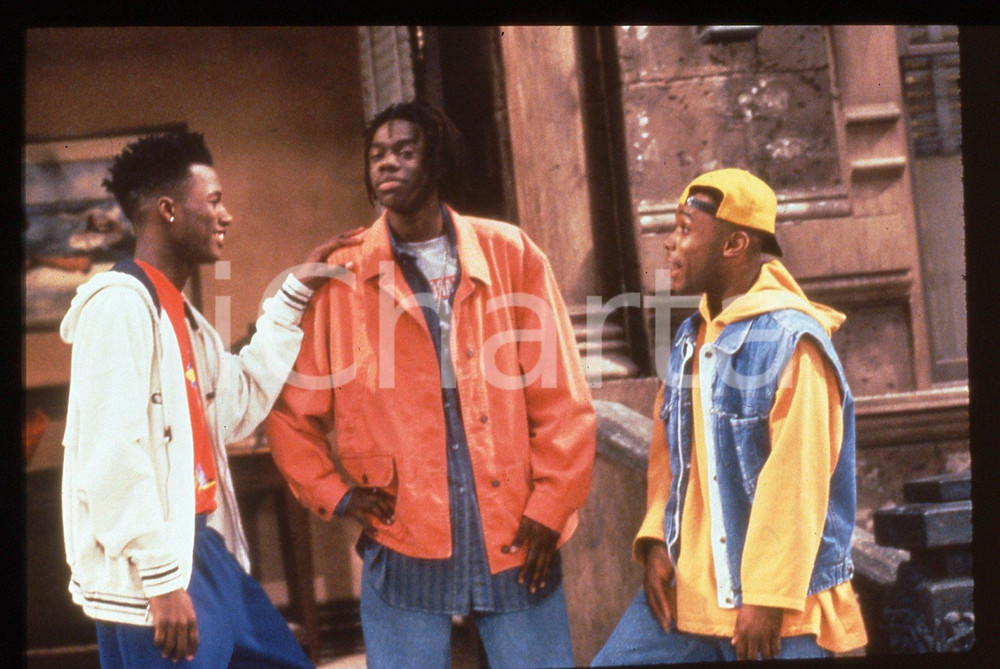 Fotografia d epoca originale 35mm vintage slide 1993 WHERE I LIVE   Una scena della serie TV 1