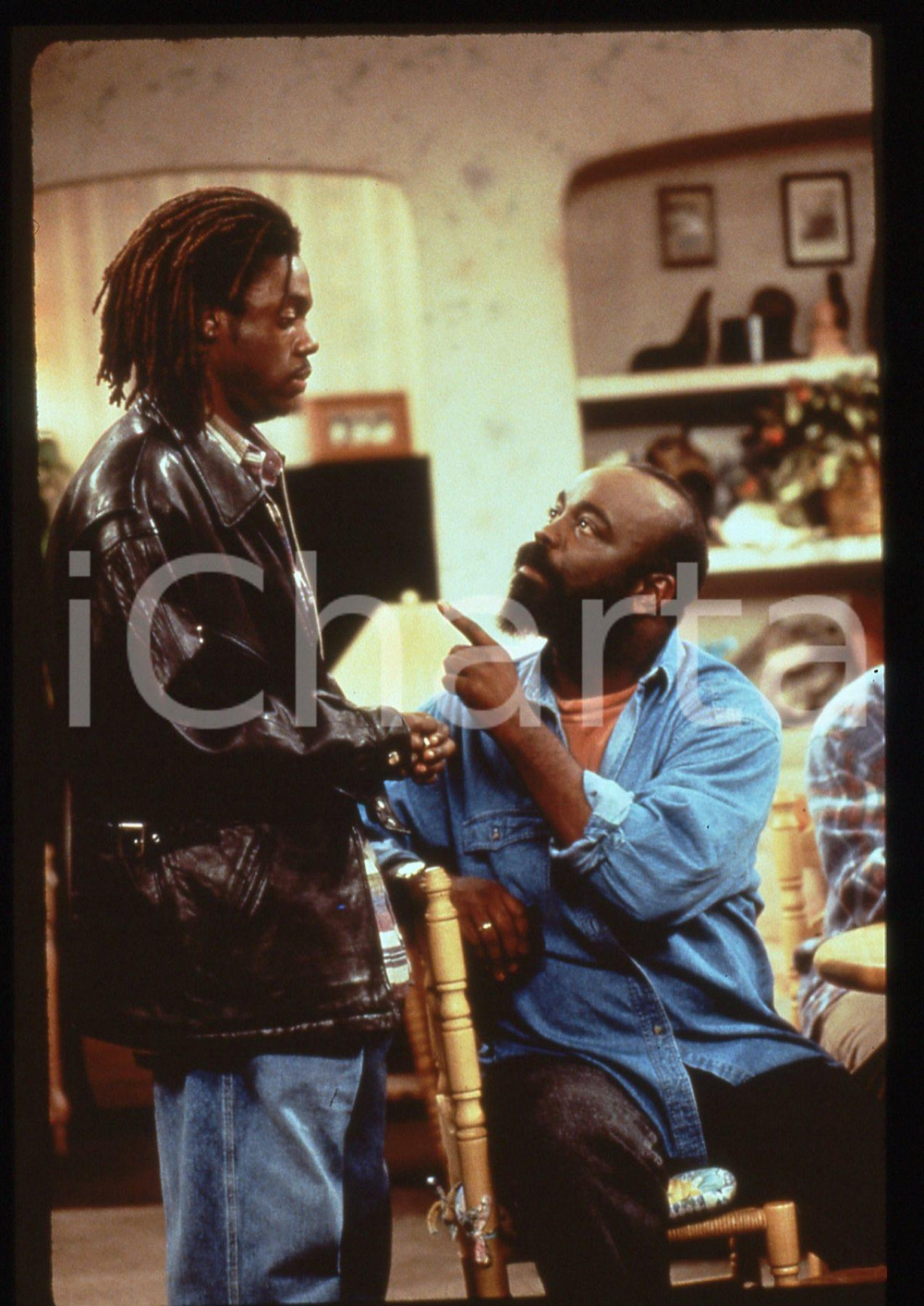 Fotografia d epoca originale 35mm vintage slide 1993 WHERE I LIVE  Doug E. DOUG e Sullivan WALKER 1