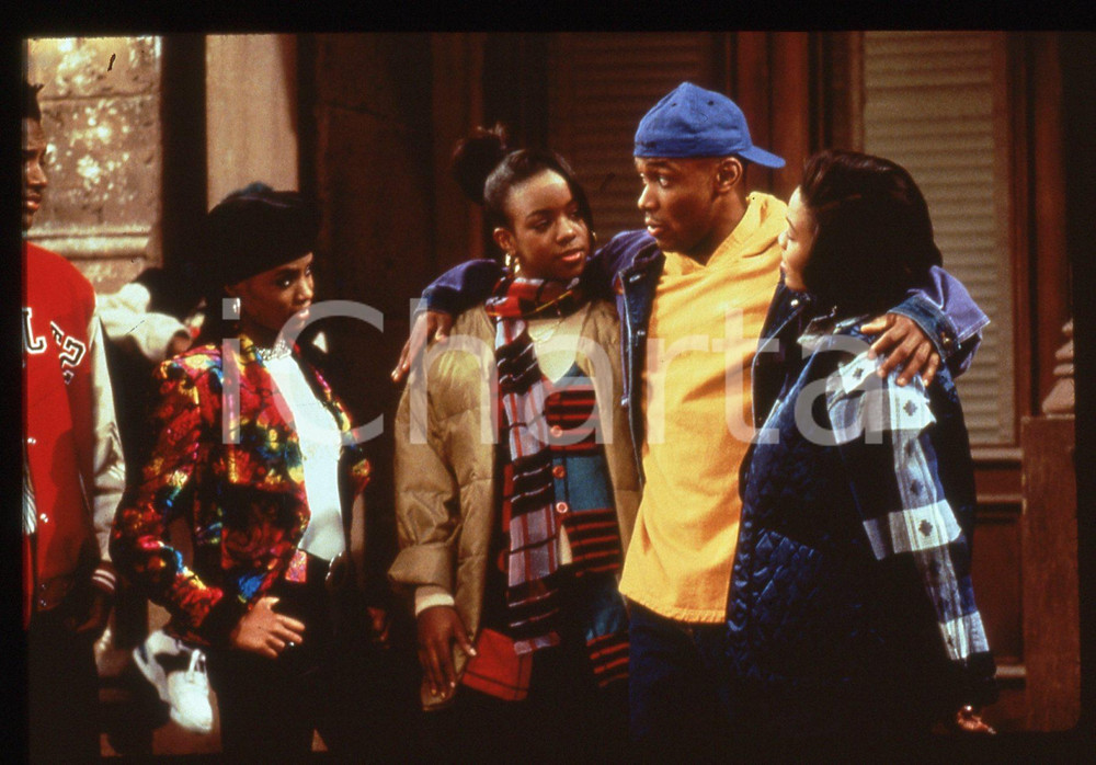 Fotografia d epoca originale 35mm vintage slide 1993 WHERE I LIVE   Una scena della serie TV 2 1