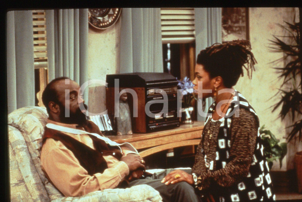 Fotografia d epoca originale 35mm vintage slide 1993 WHERE I LIVE  Sullivan WALKER e Lorraine TOUSSAINT 1