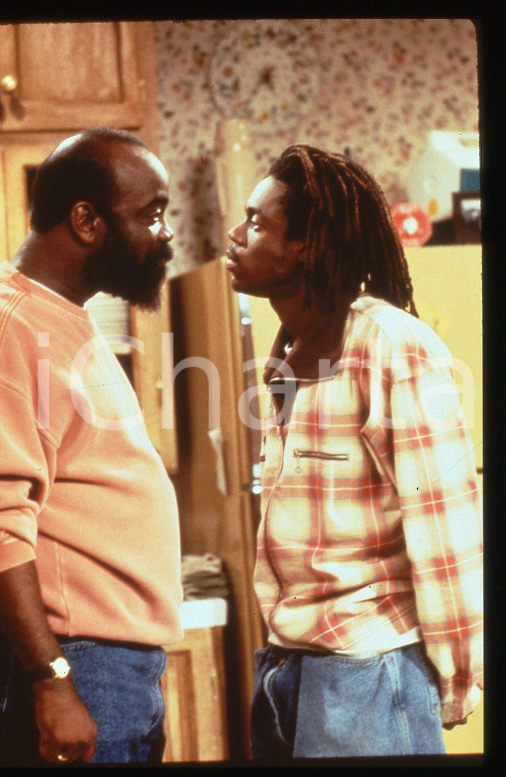 Fotografia d epoca originale 35mm vintage slide 1993 WHERE I LIVE  Doug E. DOUG e Sullivan WALKER 2 1