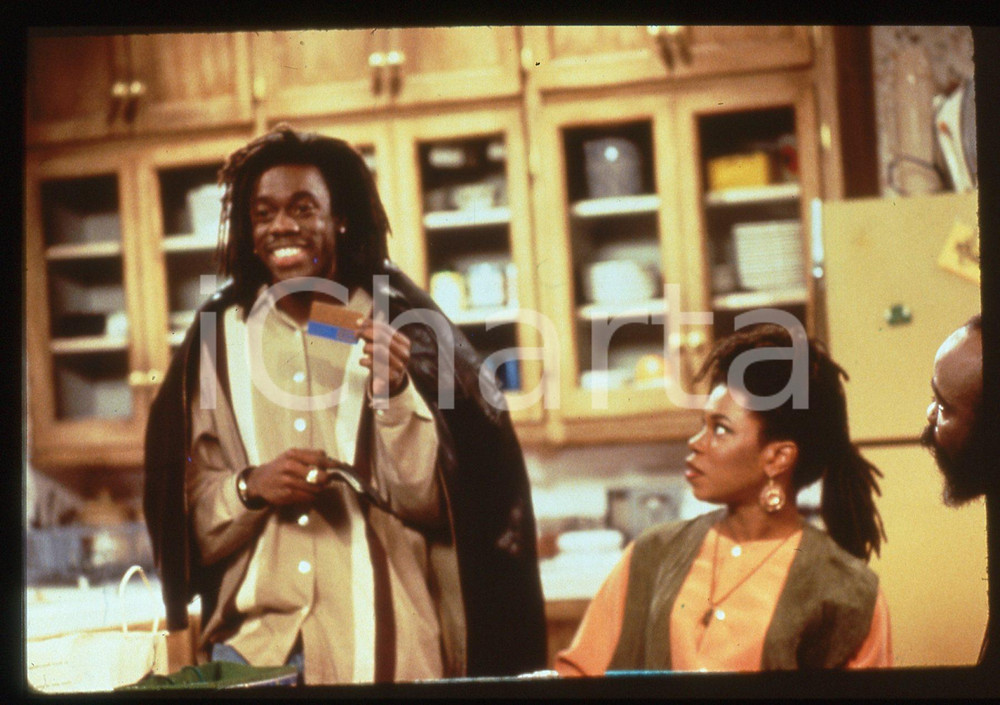 Fotografia d epoca originale 35mm vintage slide 1993 WHERE I LIVE  Doug E. DOUG e Lorraine TOUSSAINT 1