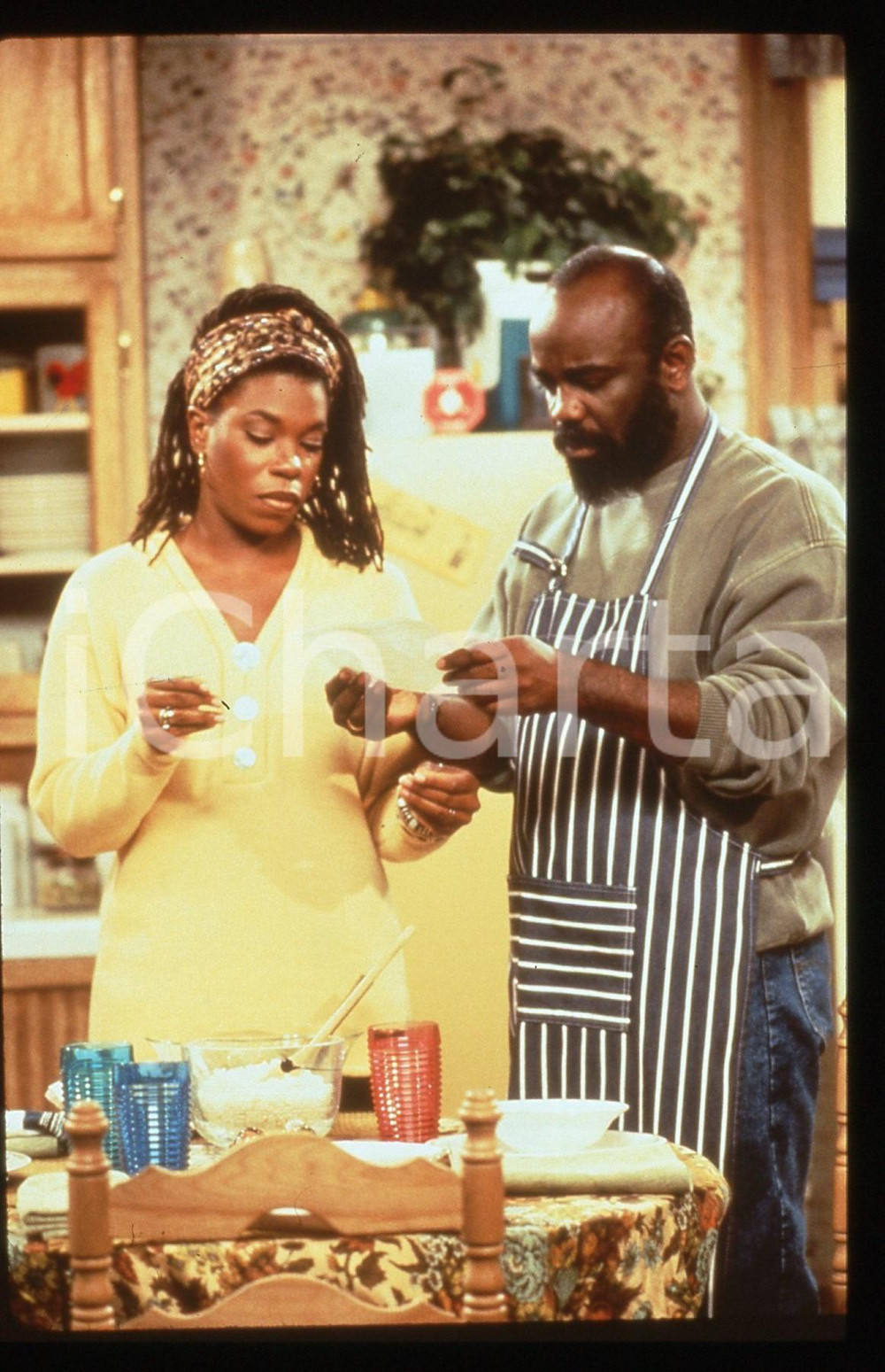 Fotografia d epoca originale 35mm vintage slide 1993 WHERE I LIVE  Sullivan WALKER e Lorraine TOUSSAINT 2 1