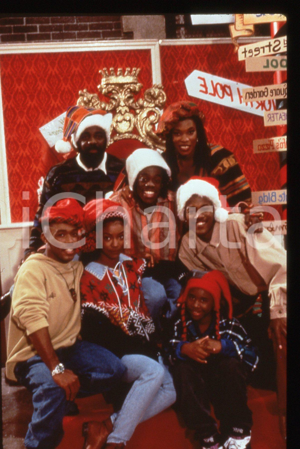 35mm vintage slide* 1993 WHERE I LIVE - Il cast della serie televisiva