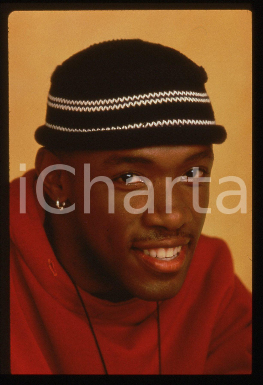 Fotografia d epoca originale 35mm vintage slide 1993 WHERE I LIVE  Shaun BAKER ritratto dell attore 1