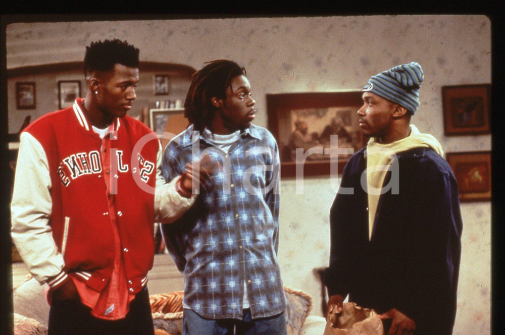 Fotografia d epoca originale 35mm vintage slide 1993 WHERE I LIVE Doug E. DOUG Shaun BAKER Flex ALEXANDER 1