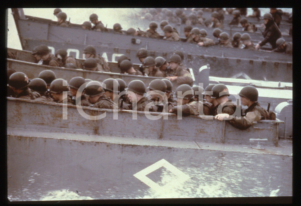 Fotografia d epoca originale 35mm vintage slide1998 SAVING PRIVATE RYAN regia Steven SPIELBERG  scena film 1