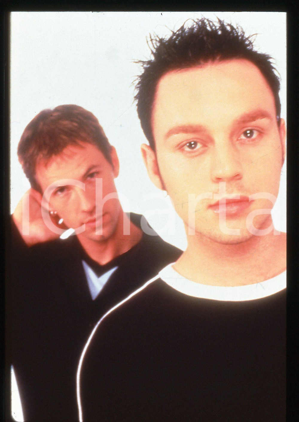 Fotografia d epoca originale 35mm vintage slide 1997 MUSICA   SAVAGE GARDEN Darren HAYES e Daniel JONES 4 1