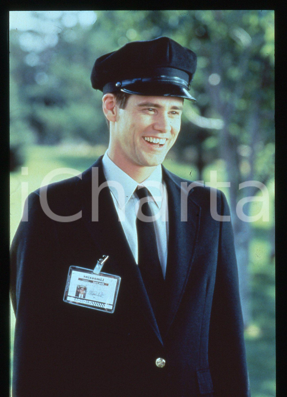 Fotografia d epoca originale 35mm vintage slide 1994 DUMB AND DUMBER  Jim CARREY in una scena del film 1