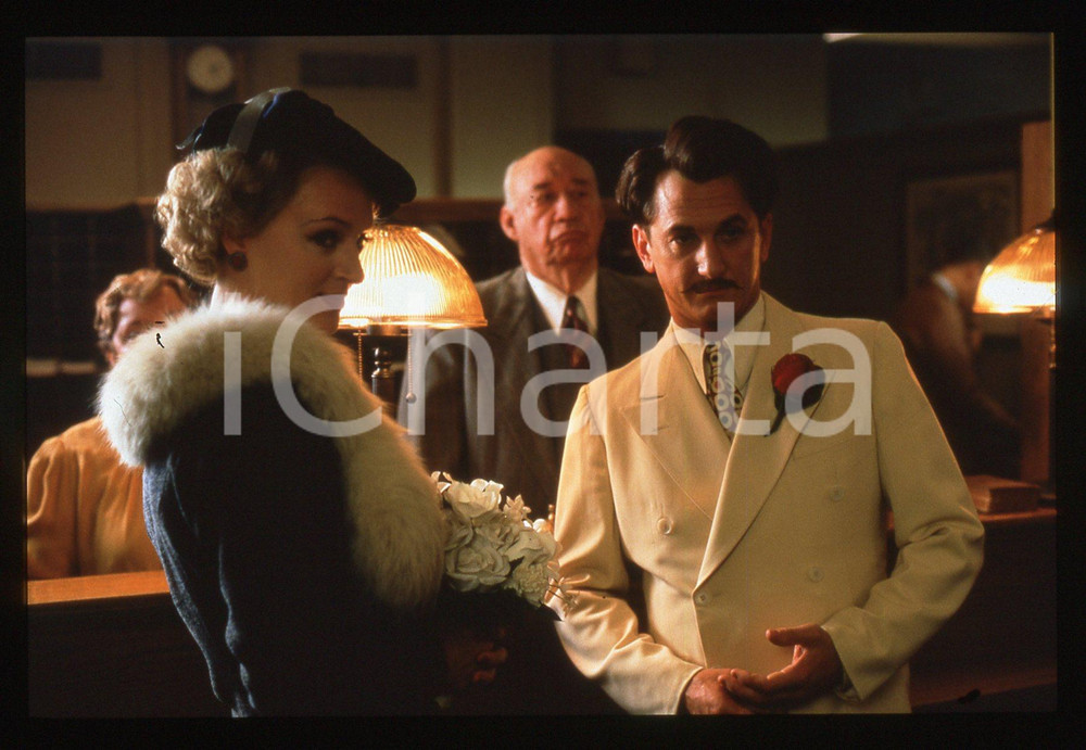 Fotografia d epoca originale 35mm vintage slide 1999 SWEET AND LOWDOWN  Sean PENN e Uma THURMAN 1