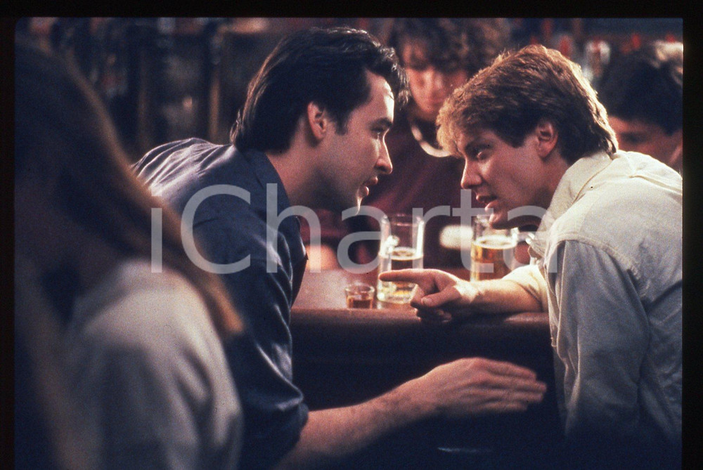 Fotografia d epoca originale 35mm vintage slide 1991 Film TRUE COLORS  John CUSACK e James SPADER 1
