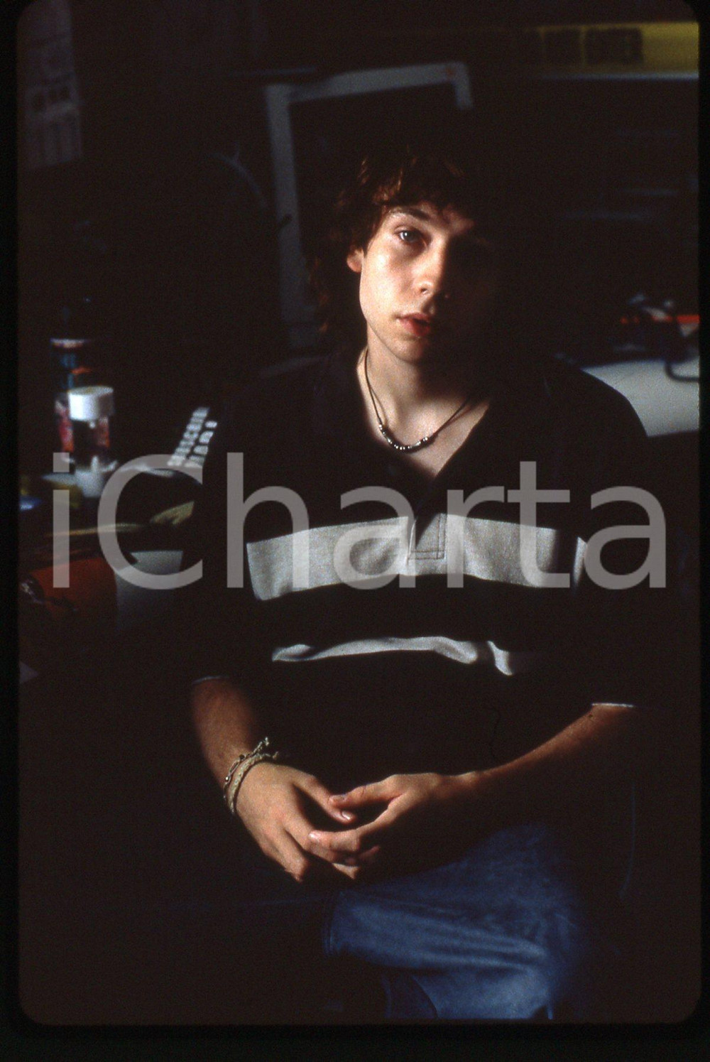 35mm vintage slide* 2001 Film STORYTELLING - Mark WEBBER in una scena