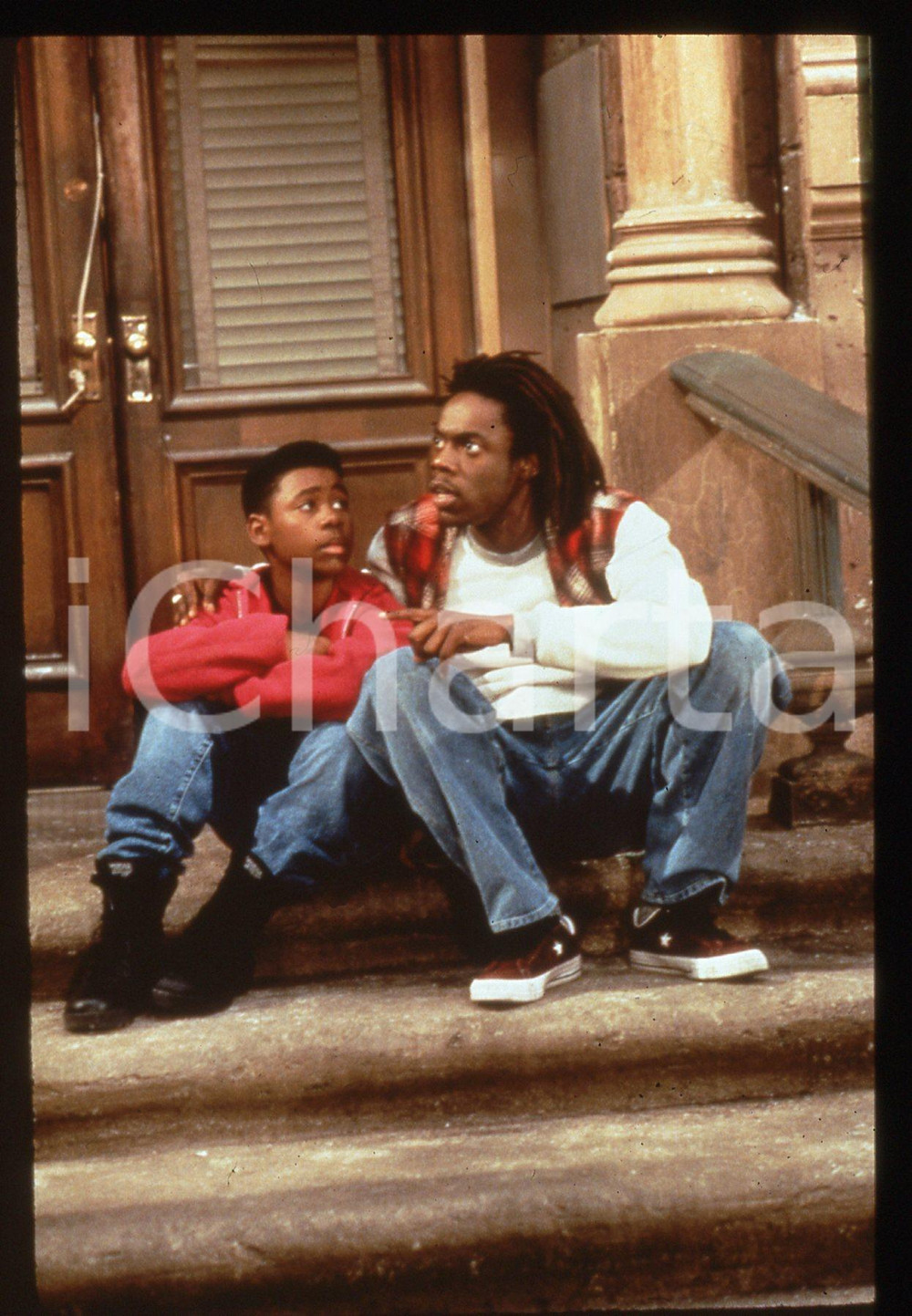 Fotografia d epoca originale 35mm vintage slide 1993 WHERE I LIVE  Doug E. DOUG e Jason BOSE SMITH 3 1