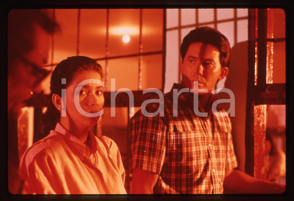 35mm vintage slide* 1989 Film ORAPRONOBIS - Phillip SALVADOR e Dina BONNEVIE