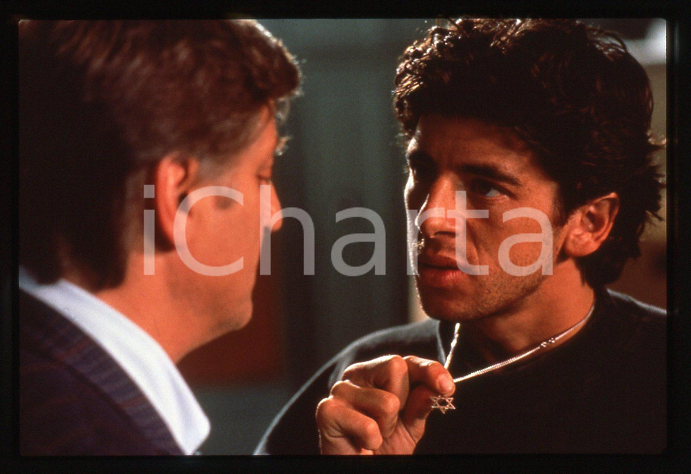 35mm vintage slide* 1989 Film L'UNION SACREE - Patrick BRUEL in una scena (4)