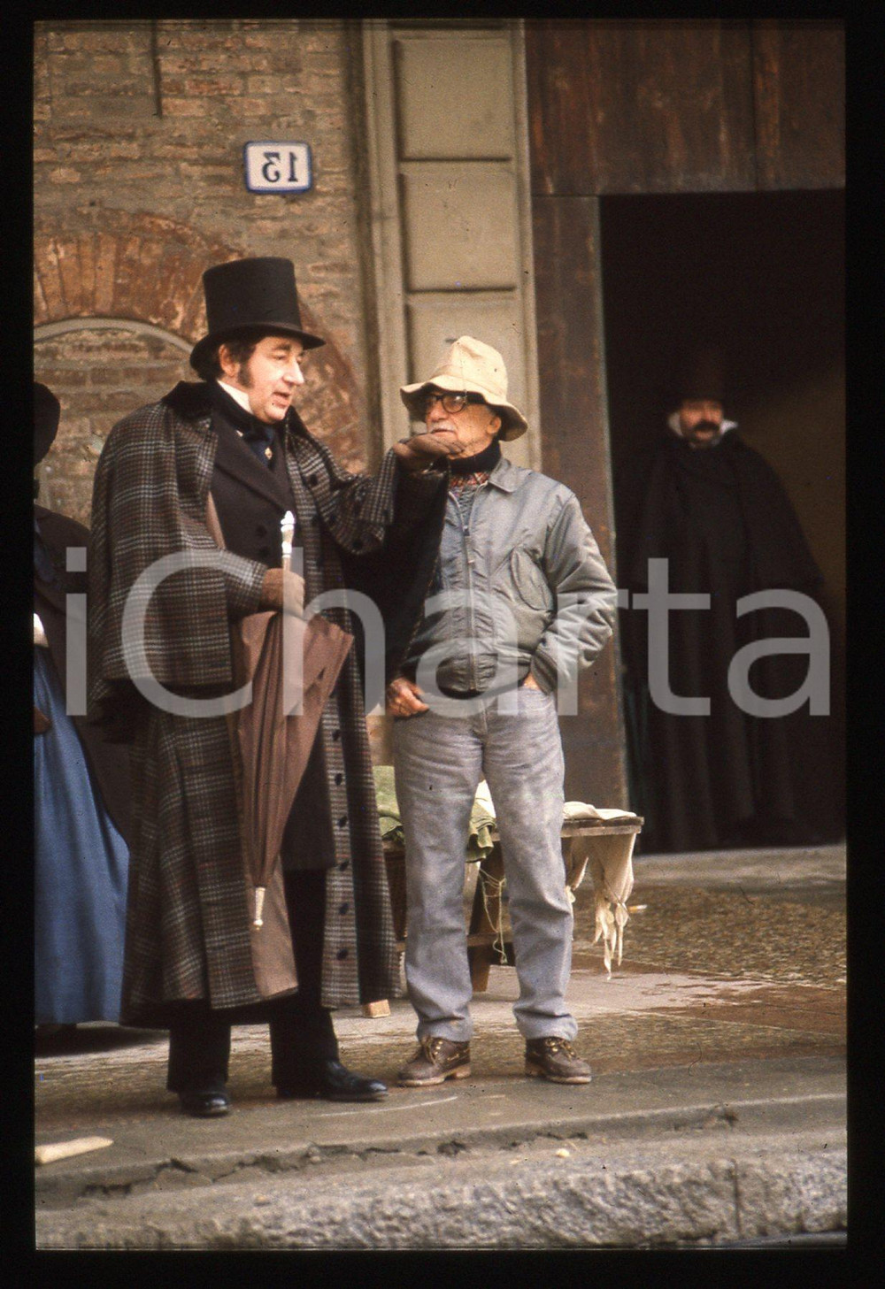 35mm vintage slide* 1991 ROSSINI! ROSSINI! Philippe NOIRET e Mario MONICELLI (2)