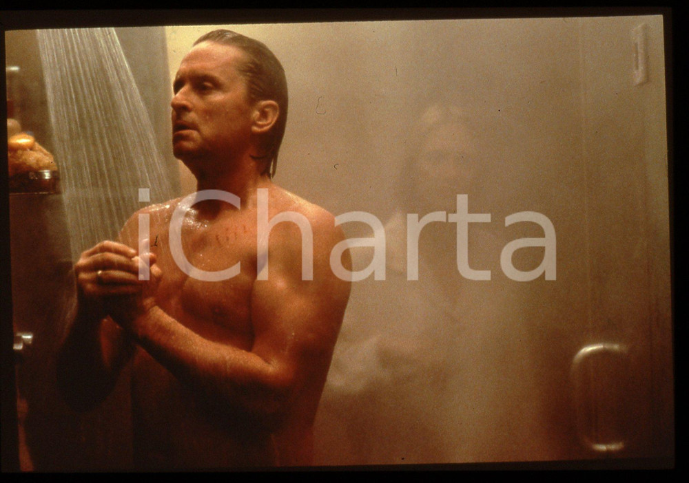 35mm vintage slide* 1994 Film DISCLOSURE -  Michael DOUGLAS in una scena