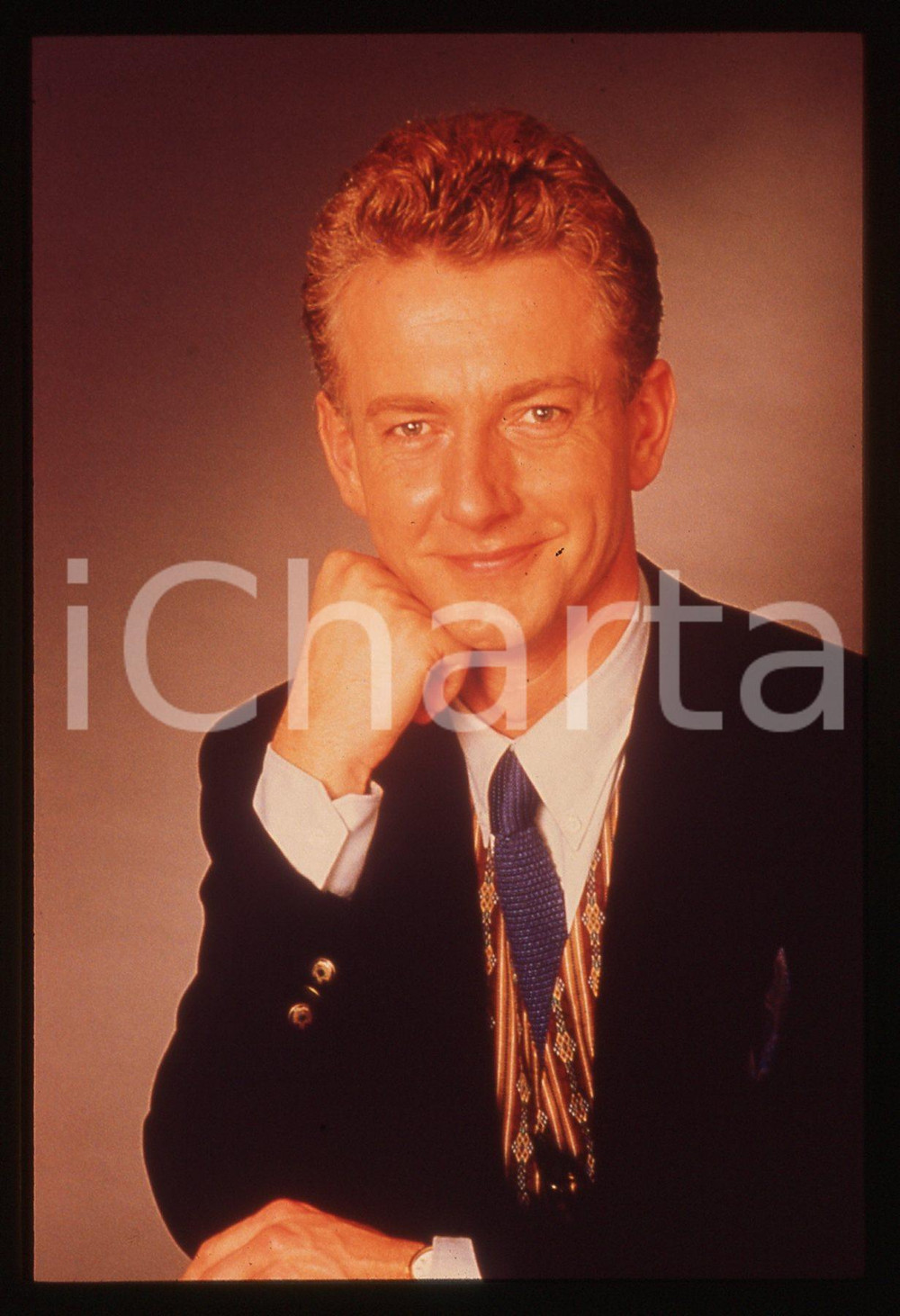 35mm vintage slide* 1991 Serie Tv RIVIERA - Pavel DOUGLAS ritratto attore