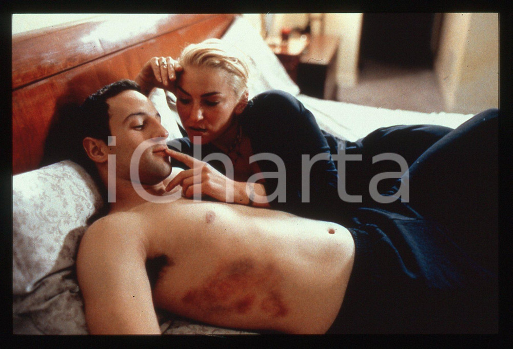 35mm vintage slide* 2001 Film 'R XMAS - Drea DE MATTEO e Lillo BRANCATO